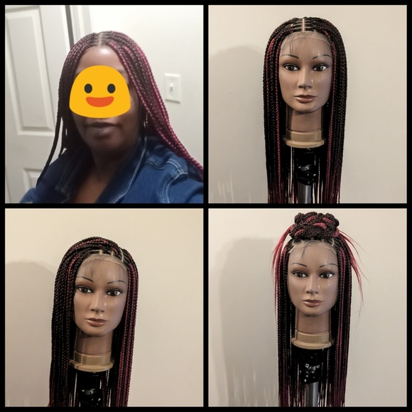 Gorgeous Lace Frontal Knotless Braided Wig - Picture 15 of 16